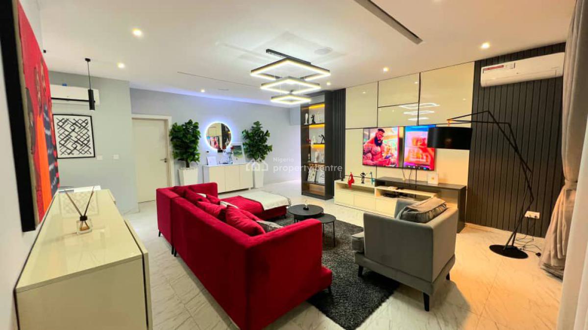 Luxury Fully Furnished 3 Bedroom Apartment with Bq, Urban Prime One Estate, Abraham Adesanya, Ogombo, Ajah, Lagos, Flat / Apartment Short Let