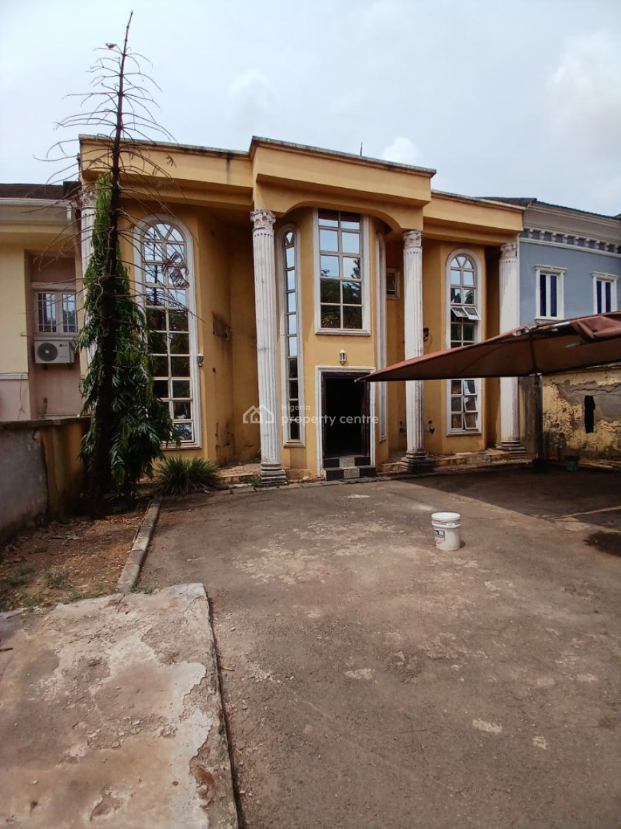 Under Renovation 5 Bedroom Detached Duplex with 2 Room Bq, By National Assembly Quarters, Apo, Abuja, Detached Duplex for Rent