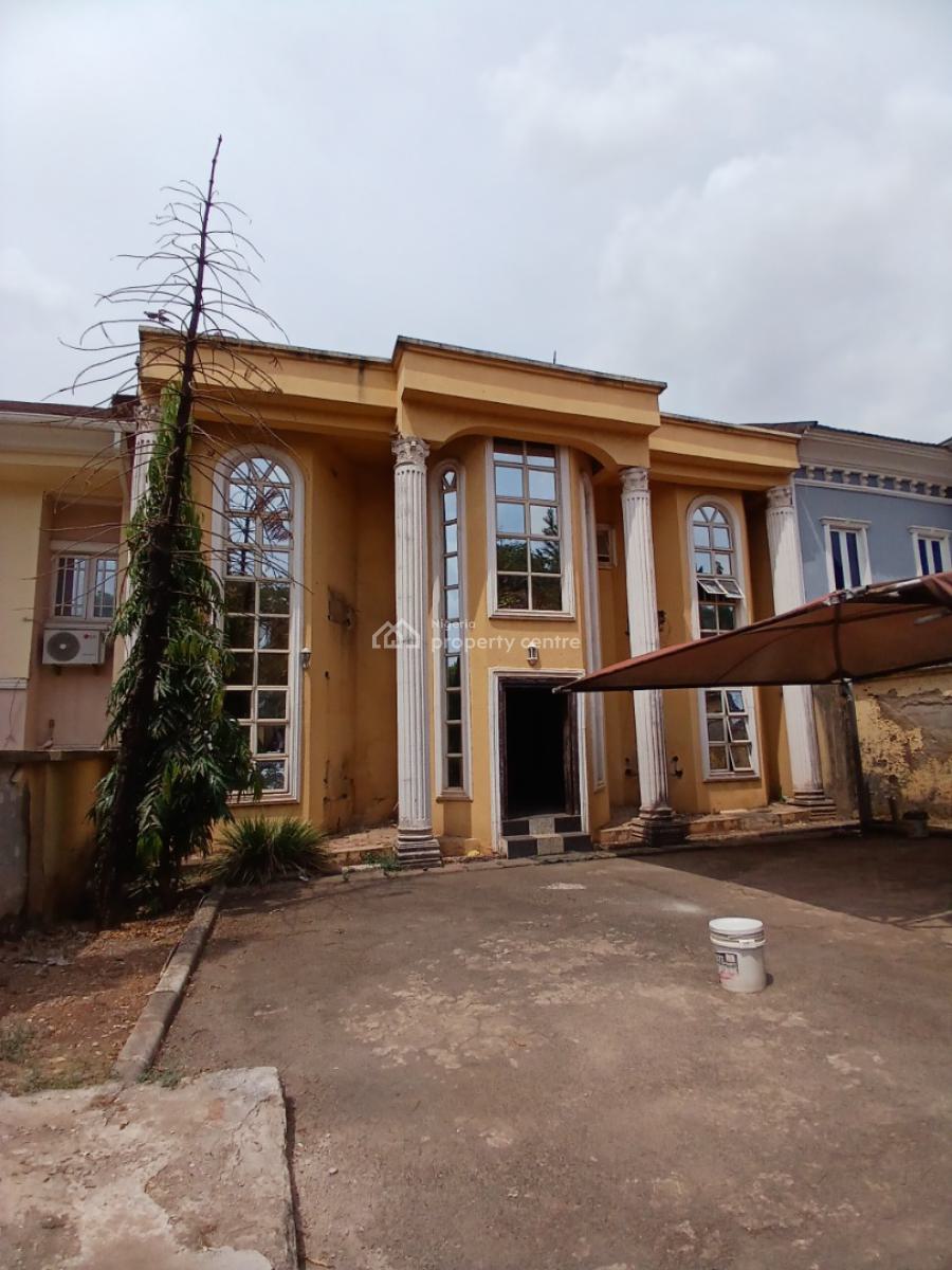 Under Renovation 5 Bedroom Detached Duplex with 2 Room Bq, By National Assembly Quarters, Apo, Abuja, Detached Duplex for Rent