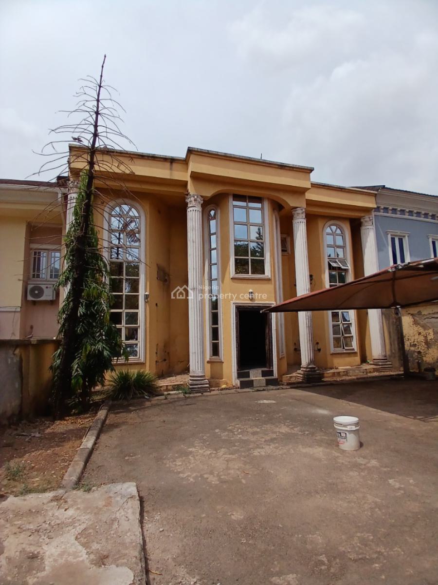 Under Renovation 5 Bedroom Detached Duplex with 2 Room Bq, By National Assembly Quarters, Apo, Abuja, Detached Duplex for Rent