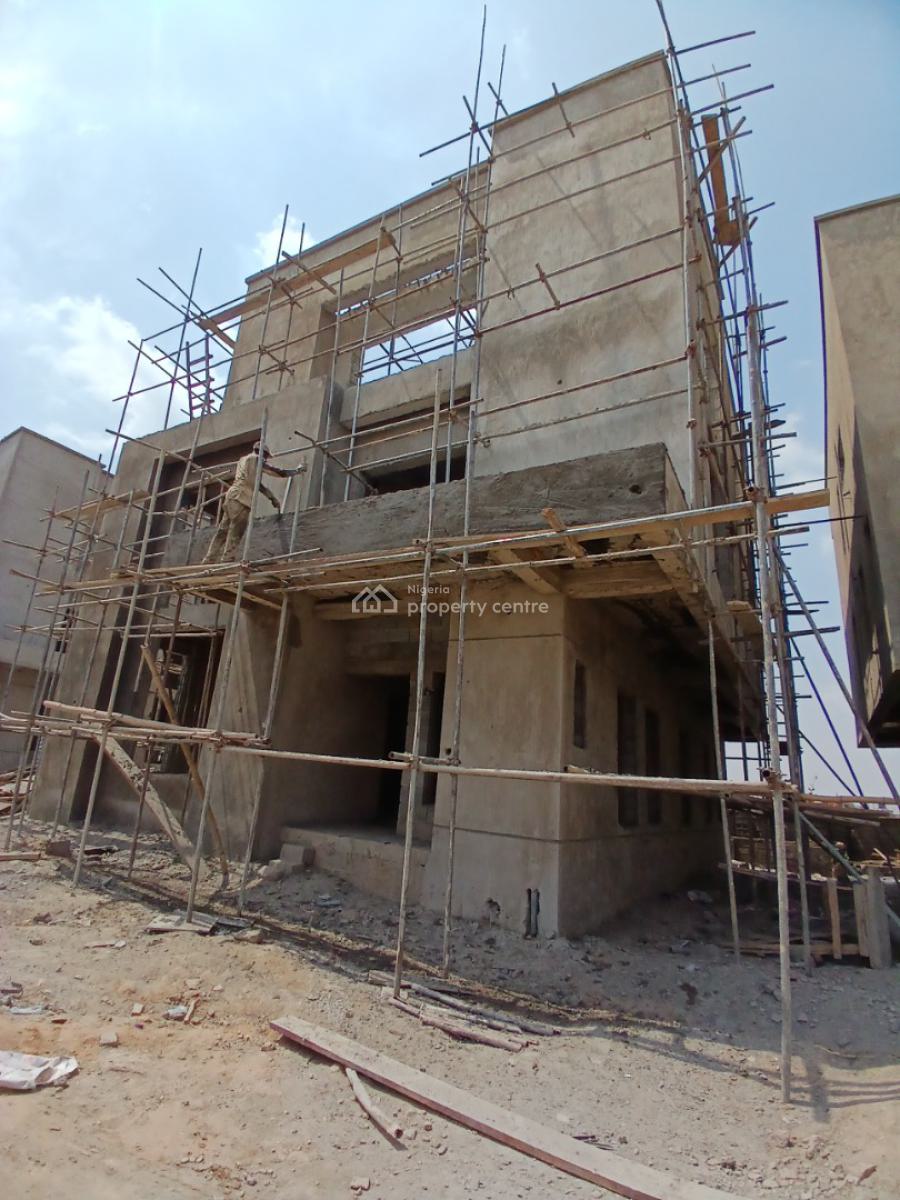 Under Construction 5 Bedroom Detached Duplex with 1room Bq with Elevat, Guzape Abuja Diplomatic Zone, Guzape District, Abuja, Detached Duplex for Sale