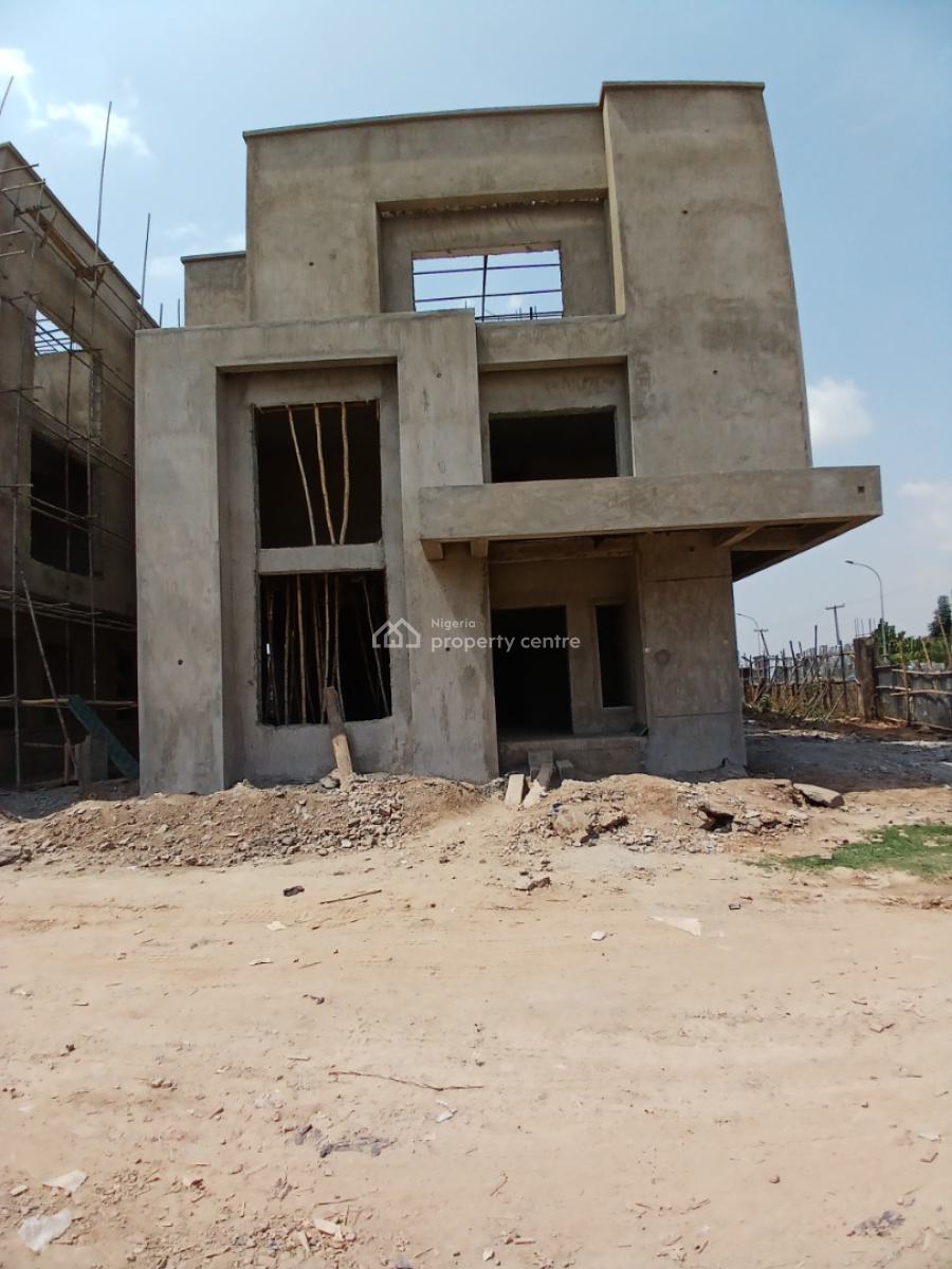 Under Construction 5 Bedroom Detached Duplex with 1room Bq with Elevat, Guzape Abuja Diplomatic Zone, Guzape District, Abuja, Detached Duplex for Sale