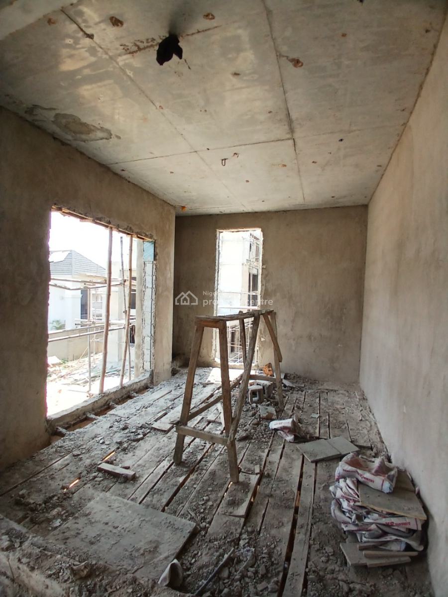 Under Construction 5 Bedroom Detached Duplex with 1room Bq with Elevat, Guzape Abuja Diplomatic Zone, Guzape District, Abuja, Detached Duplex for Sale