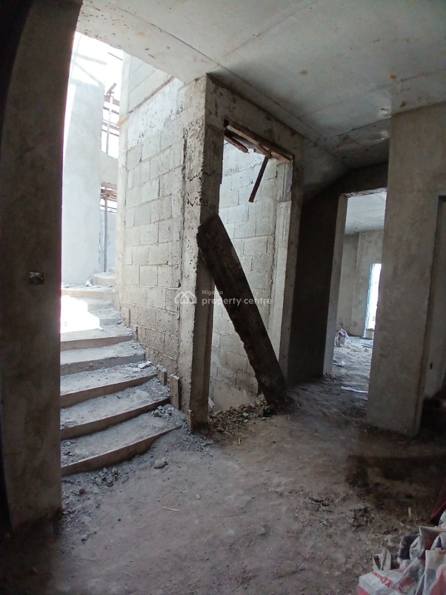 Under Construction 5 Bedroom Detached Duplex with 1room Bq with Elevat, Guzape Abuja Diplomatic Zone, Guzape District, Abuja, Detached Duplex for Sale