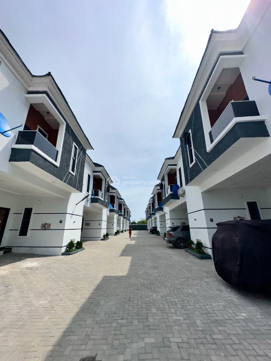 Neatly Built 4 Bedroom Terraced Duplex with Pool, Ajah, Lagos, Terraced Duplex for Sale