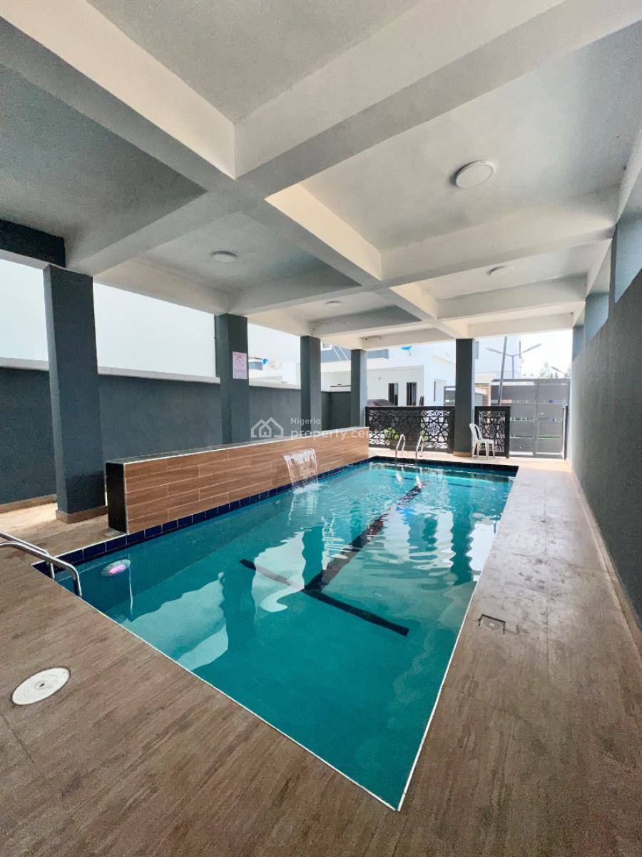 Neatly Built 4 Bedroom Terraced Duplex with Pool, Ajah, Lagos, Terraced Duplex for Sale