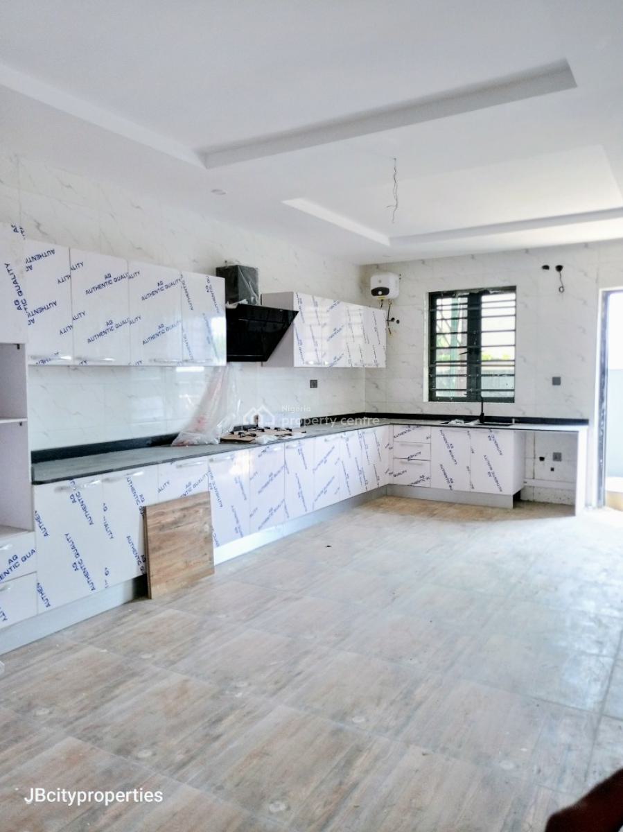 Brand New 4 Bedroom Semi Detached Duplex with Bq and Security House, Monastery Road, Sangotedo, Ajah, Lagos, Semi-detached Duplex for Rent