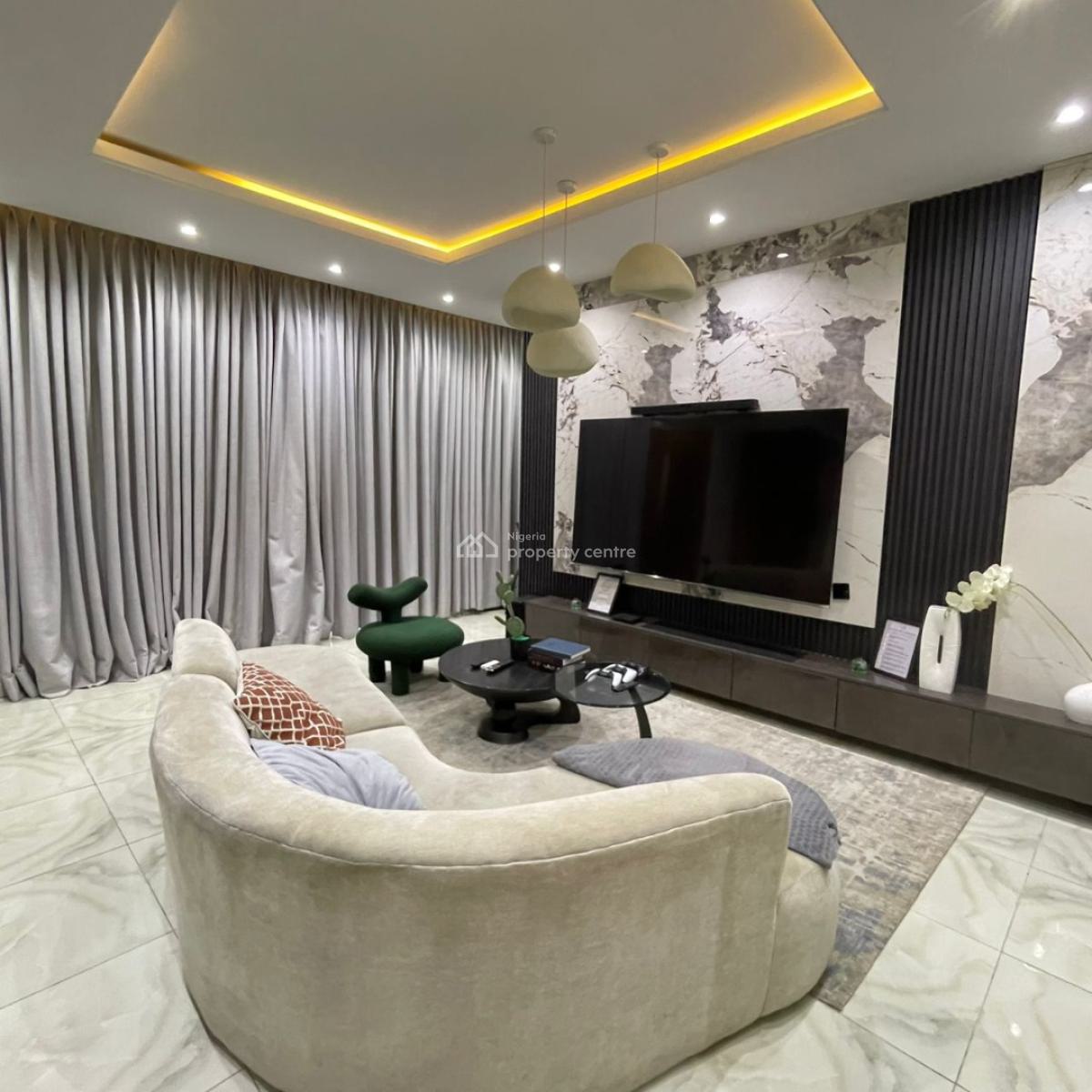 Fully Furnished 2 Bedroom Maisonette Penthouse W/ Pool on 2 Floors, Lekki Phase 1, Lekki, Lagos, Flat / Apartment for Sale