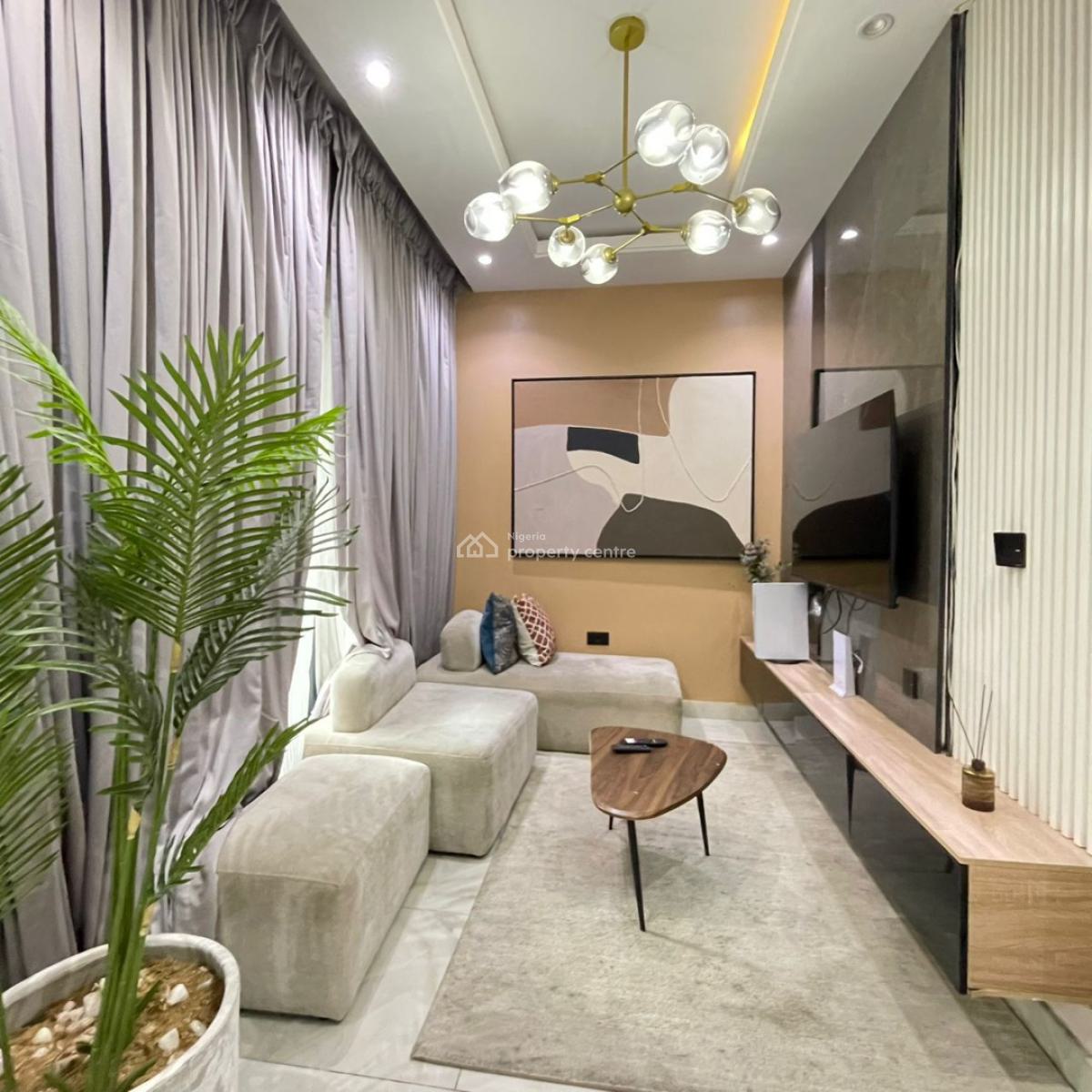 Fully Furnished 2 Bedroom Maisonette Penthouse W/ Pool on 2 Floors, Lekki Phase 1, Lekki, Lagos, Flat / Apartment for Sale