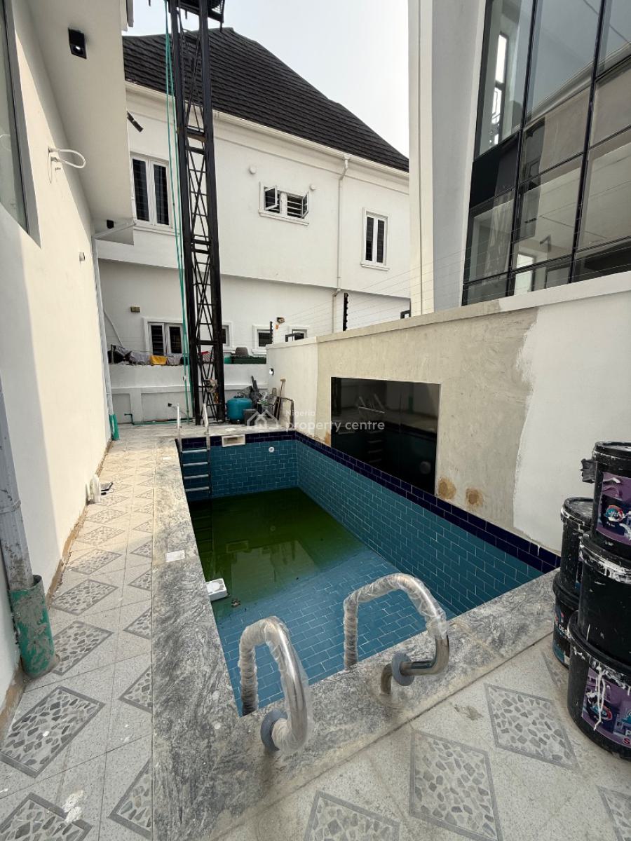 Well Built 5 Bedroom Detached Duplex with Pool/, Chevron, Lekki, Lagos, Detached Duplex for Sale
