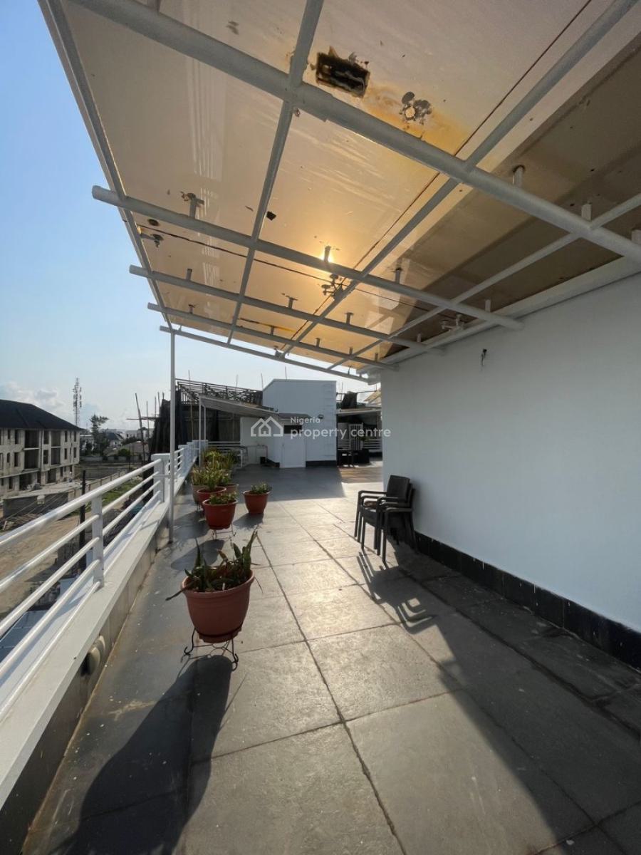 Lovely 4 Bedrooms Semi Detached Duplex with Ocean View Roof-top Lounge, Alpha Beach Road ( New Road), Lekki, Lagos, Semi-detached Duplex for Rent