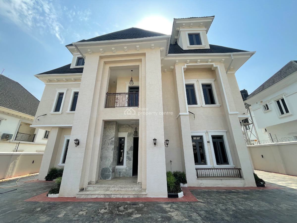 Luxury Finished 7 Bedroom Fully Detached Duplex with 2 Rooms Bq Availa, Efab Metropolis Estate, Karsana, Abuja, Detached Duplex for Sale