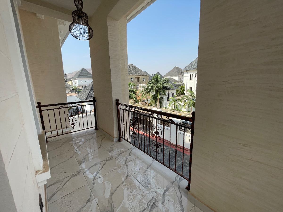Luxury Finished 7 Bedroom Fully Detached Duplex with 2 Rooms Bq Availa, Efab Metropolis Estate, Karsana, Abuja, Detached Duplex for Sale