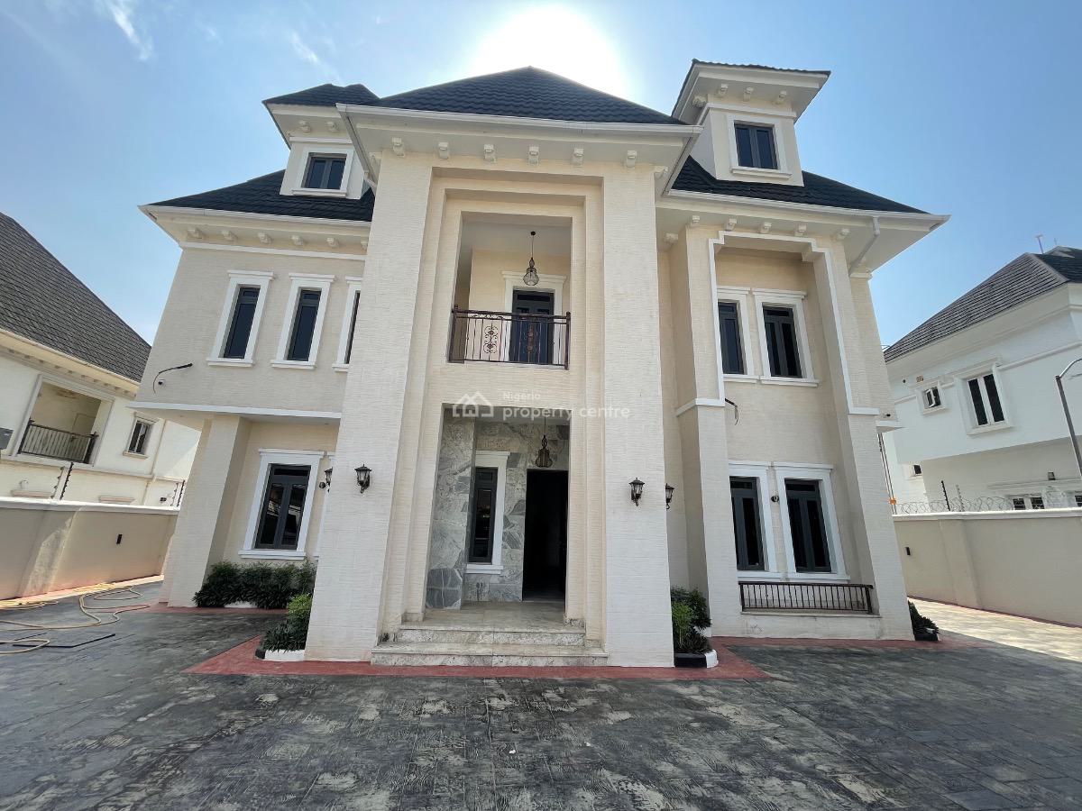 Luxury Finished 7 Bedroom Fully Detached Duplex with 2 Rooms Bq Availa, Efab Metropolis Estate, Karsana, Abuja, Detached Duplex for Sale