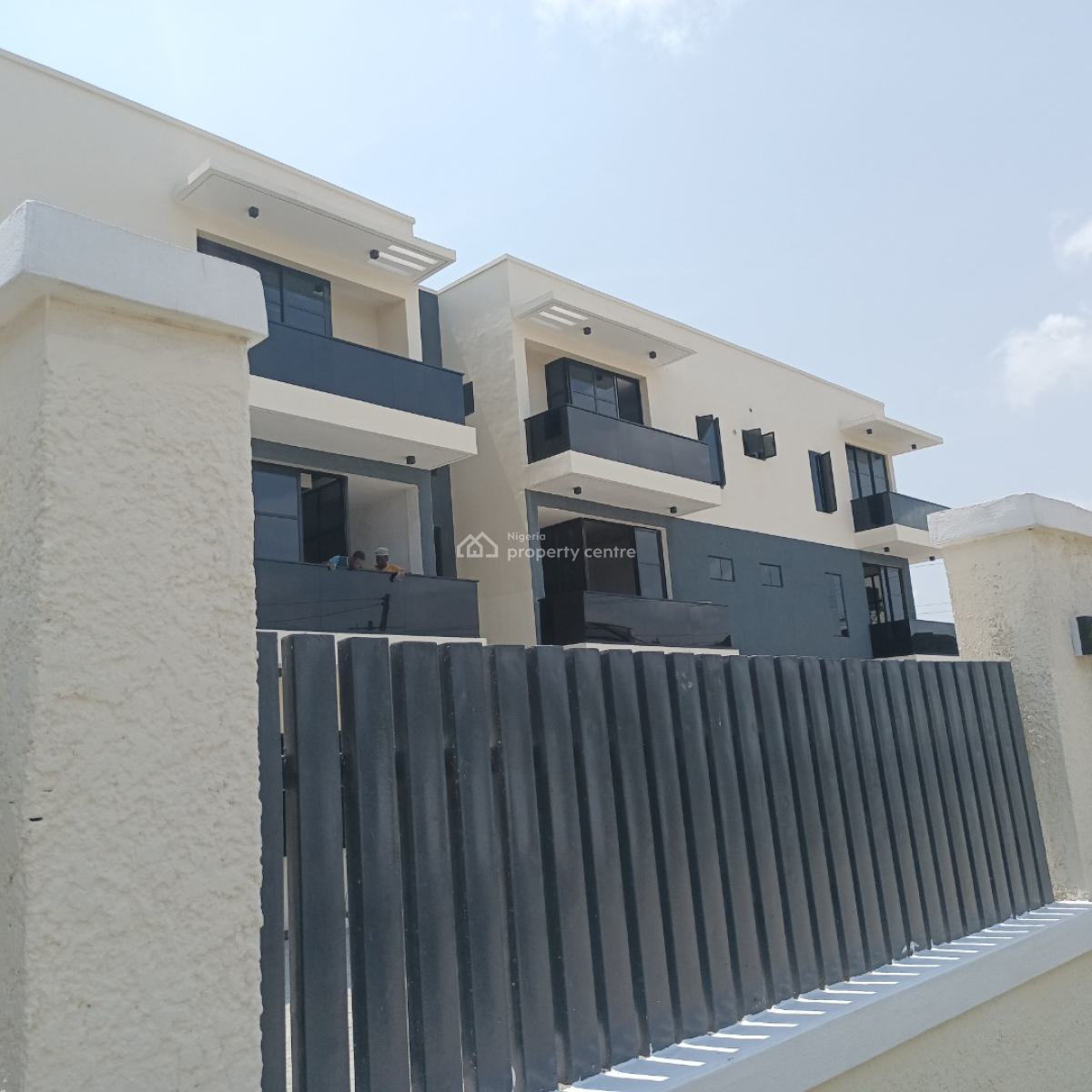 Contemporary Brand New 3 Bedrooms Terraced House + Bq, Ajah, Lagos, Terraced Duplex for Sale