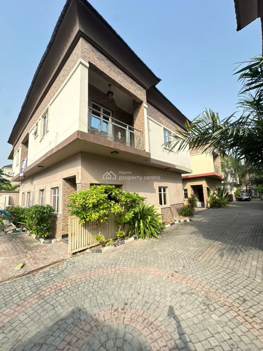 4 Bedrooms Semi Detached Duplex in a Serene and Tightly Secured Estate, Chevy View Estate, Chevron Drive, Chevron, Lekki, Lagos, Semi-detached Duplex for Rent