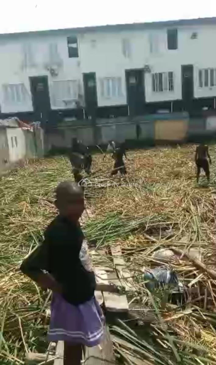 Land Measuring 1 Plot with Consent, Behind Cowrie Creek Estate Via Chisco, Ikate, Lekki, Lagos, Residential Land for Sale