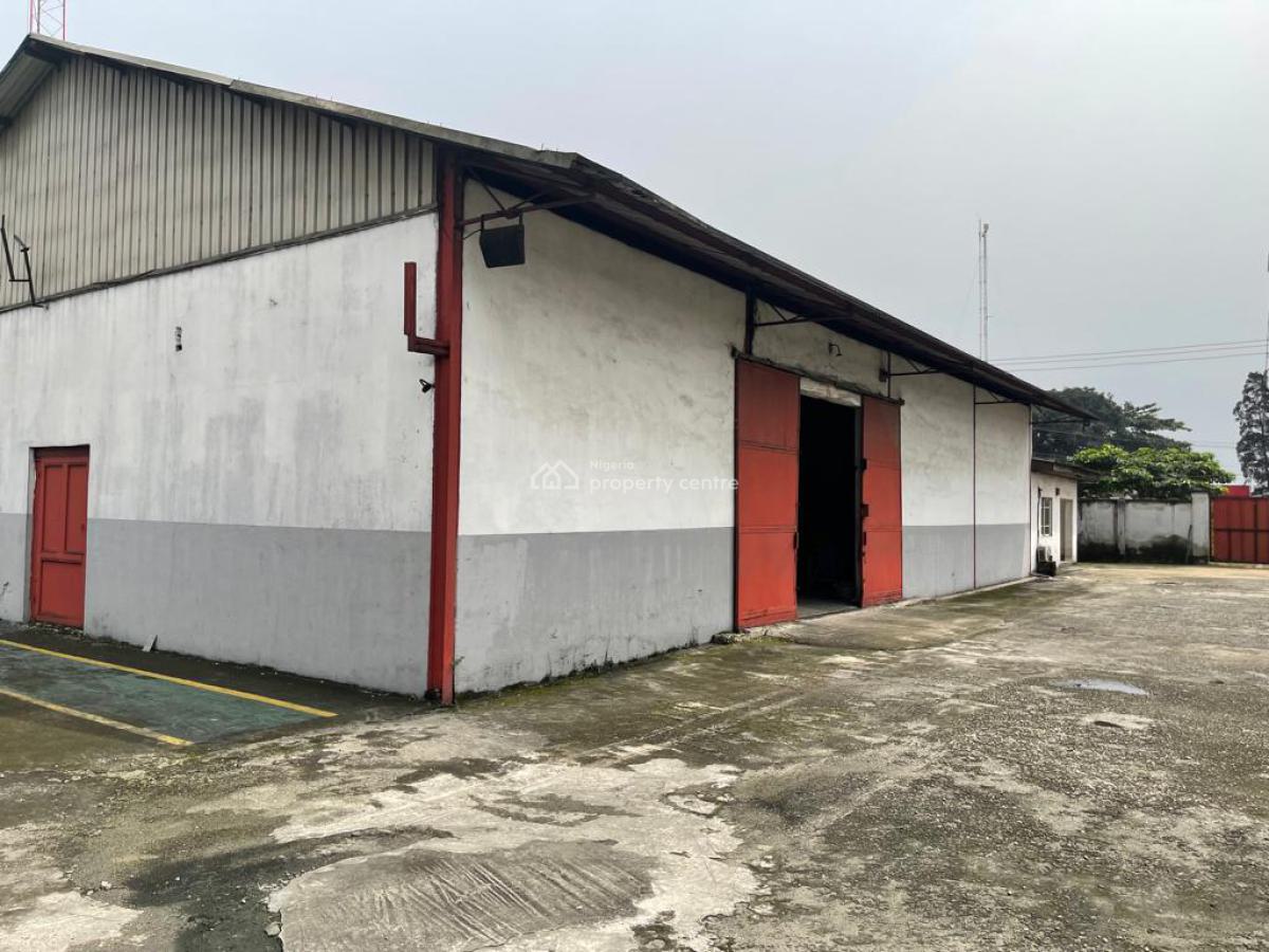 a Warehouse on 5000sqm Plots of Land at Trans-amadi, Trans Amadi Road, Trans Amadi, Port Harcourt, Rivers, Warehouse for Sale