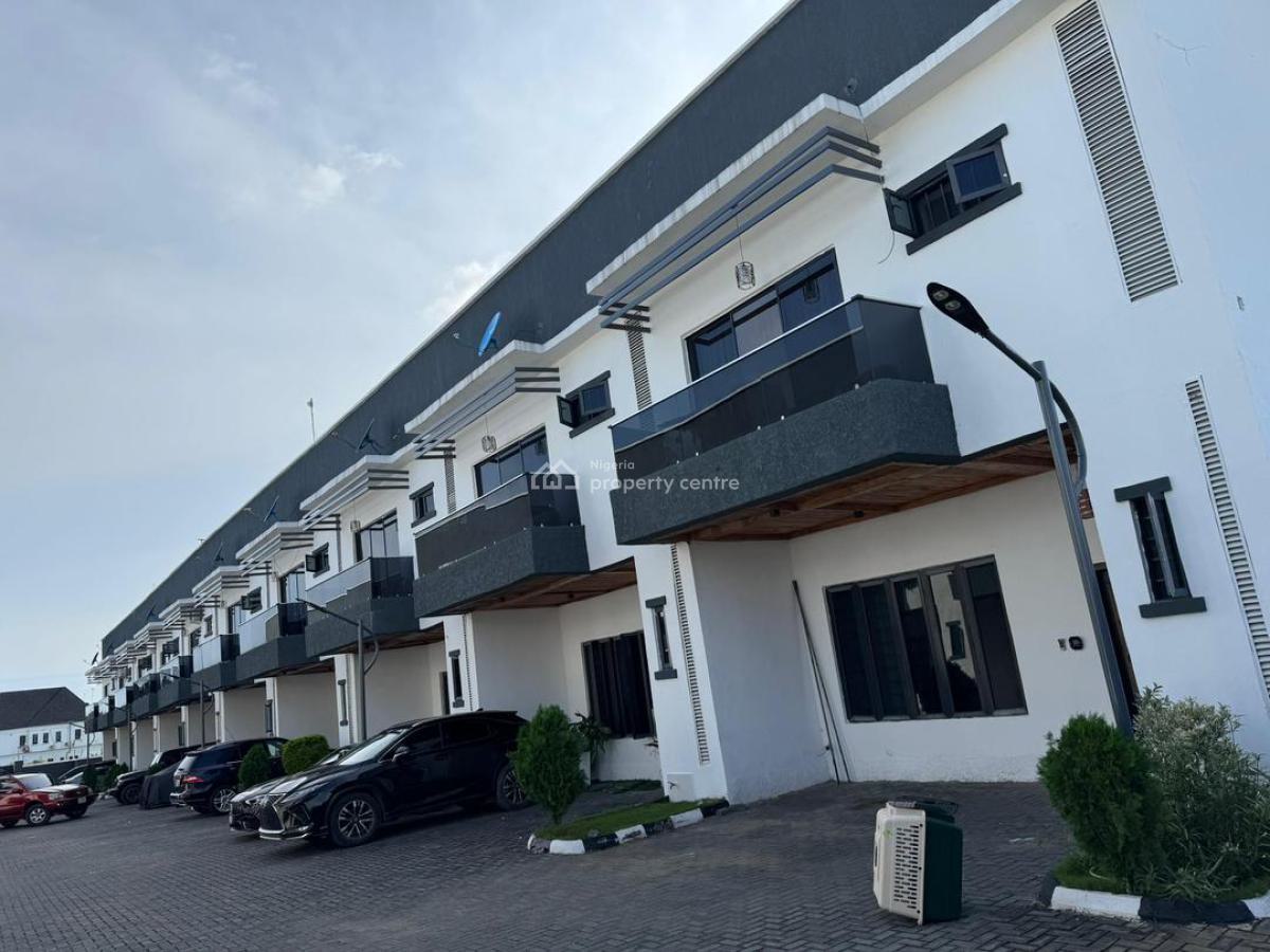 4 Bedroom Terraced Duplex, By Pinnock Beach Estate, Osapa, Lekki, Lagos, Terraced Duplex for Rent
