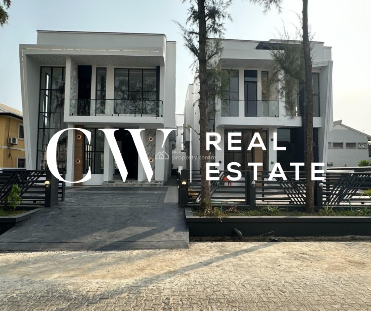 5 Bedroom Fully Detached House with Bq, Ikota, Lekki, Lagos, Detached Duplex for Sale