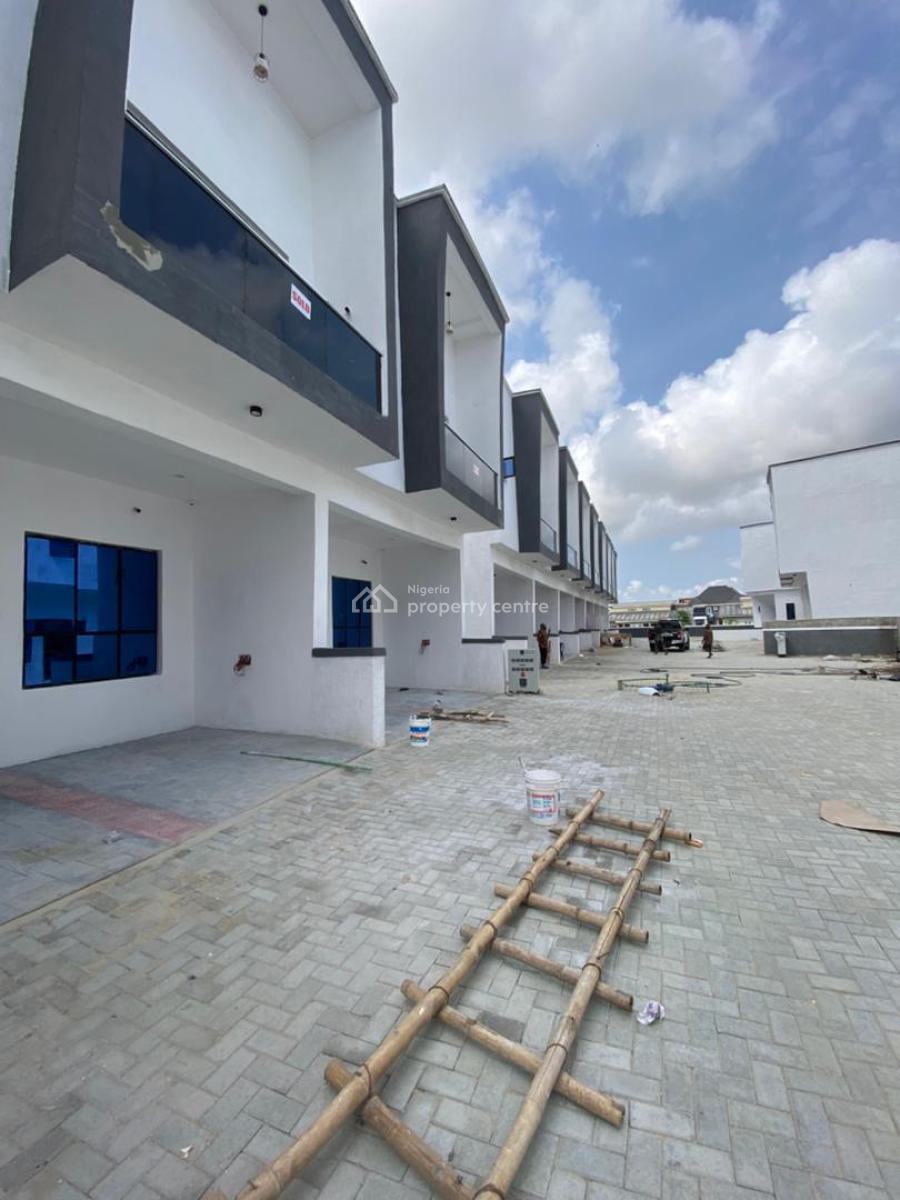 Luxury Brand New Plus a B/q, Abraham Adesanya Area, Ajah, Lagos, Terraced Duplex for Sale