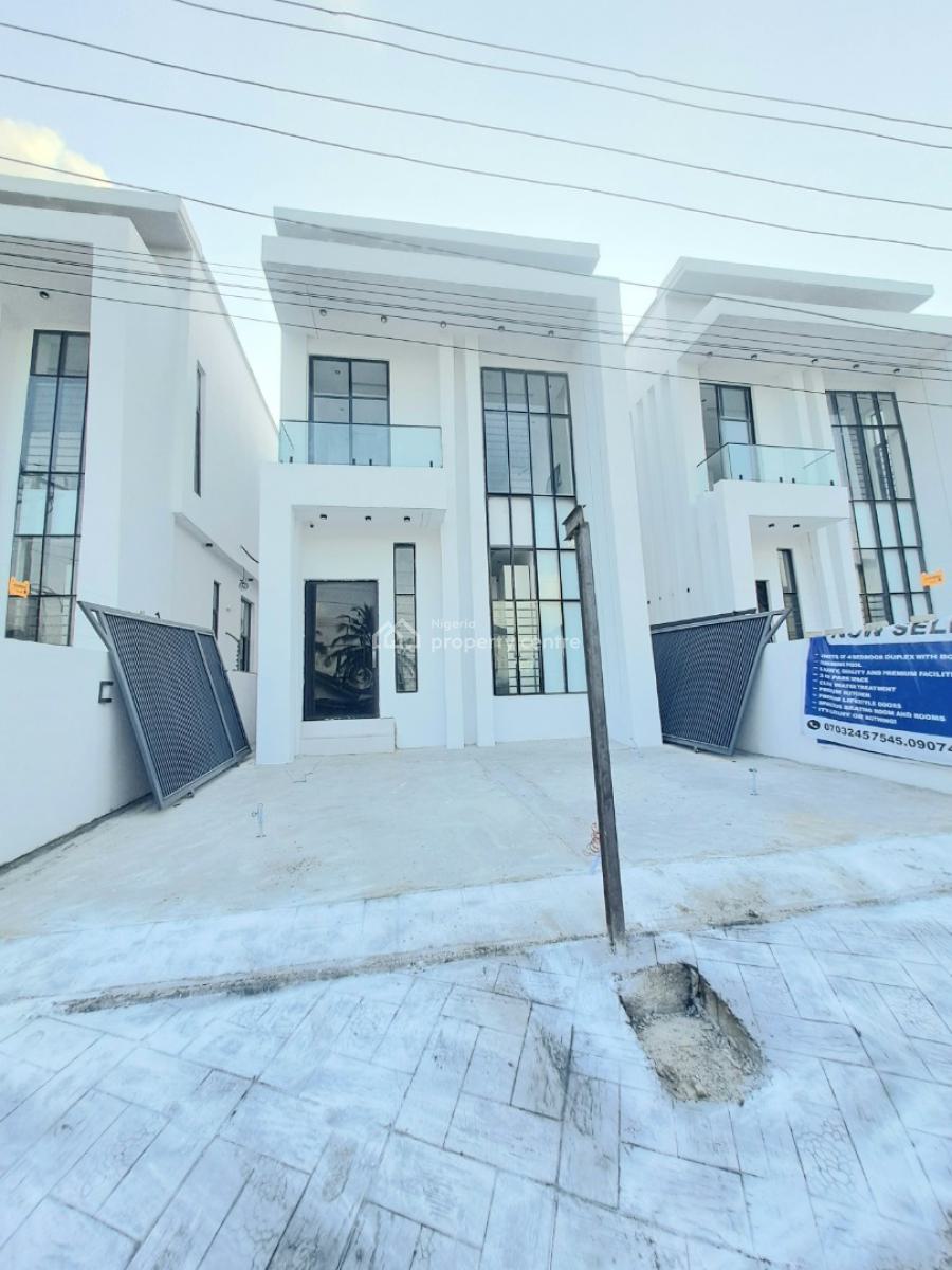 Newly Built 4 Bedroom Detached with Bq in a Gated Estate, Lagos Business School, Ajah, Lagos, Detached Duplex for Sale