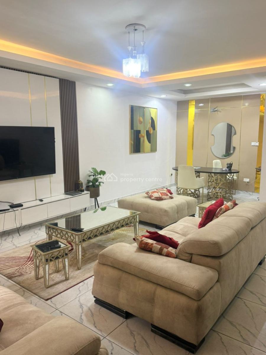 4 Bedroom Terrace with Bq (fully-serviced) Either with Furniture, Ikate, Lekki, Lagos, Terraced Duplex for Rent