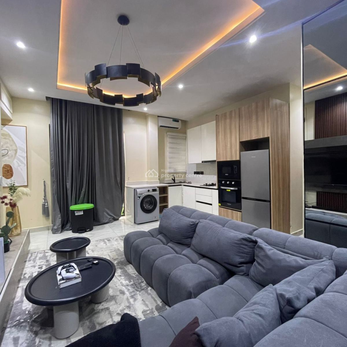 Fully Furnished 1 Bedroom Apartment with Swimming Pool, Lekki Phase 1, Lekki, Lagos, Block of Flats for Sale