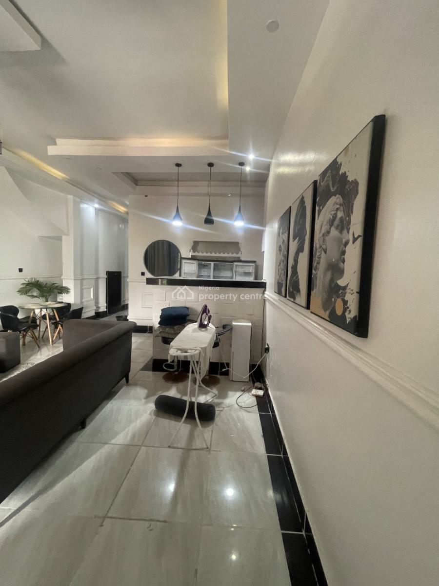 Fully Furnished 2 Bedroom Semi Detached Duplex in a Secured Estate, Chevron, Lekki, Lagos, Semi-detached Duplex for Rent