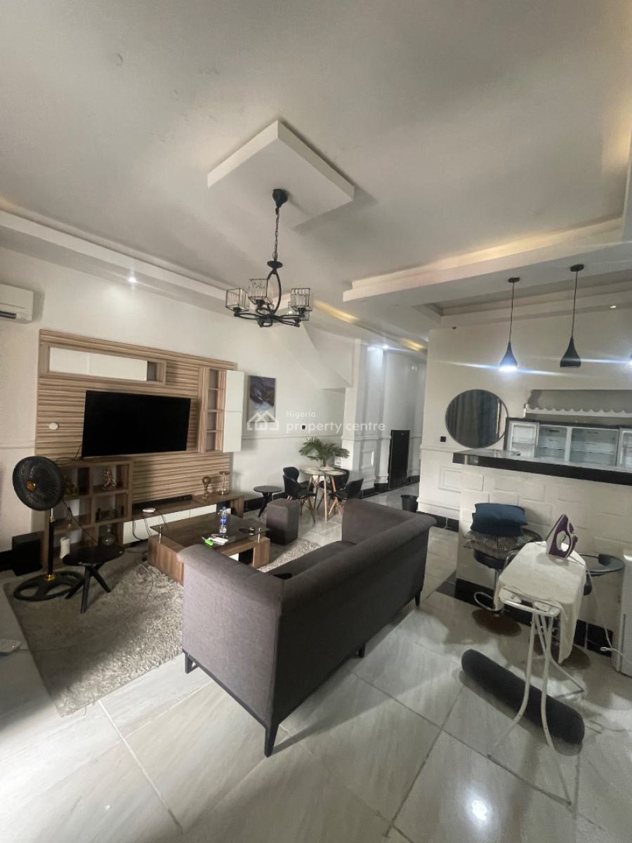 Fully Furnished 2 Bedroom Semi Detached Duplex in a Secured Estate, Chevron, Lekki, Lagos, Semi-detached Duplex for Rent