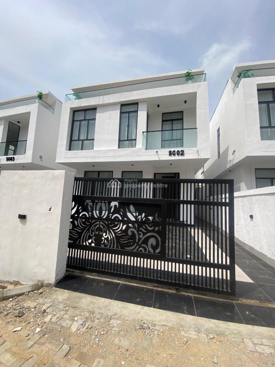 Luxury 5 Bedroom Fully Detached Duplex with Bq, Chevron, Express Estate, Lekki Phase 2, Lekki, Lagos, Detached Duplex for Sale
