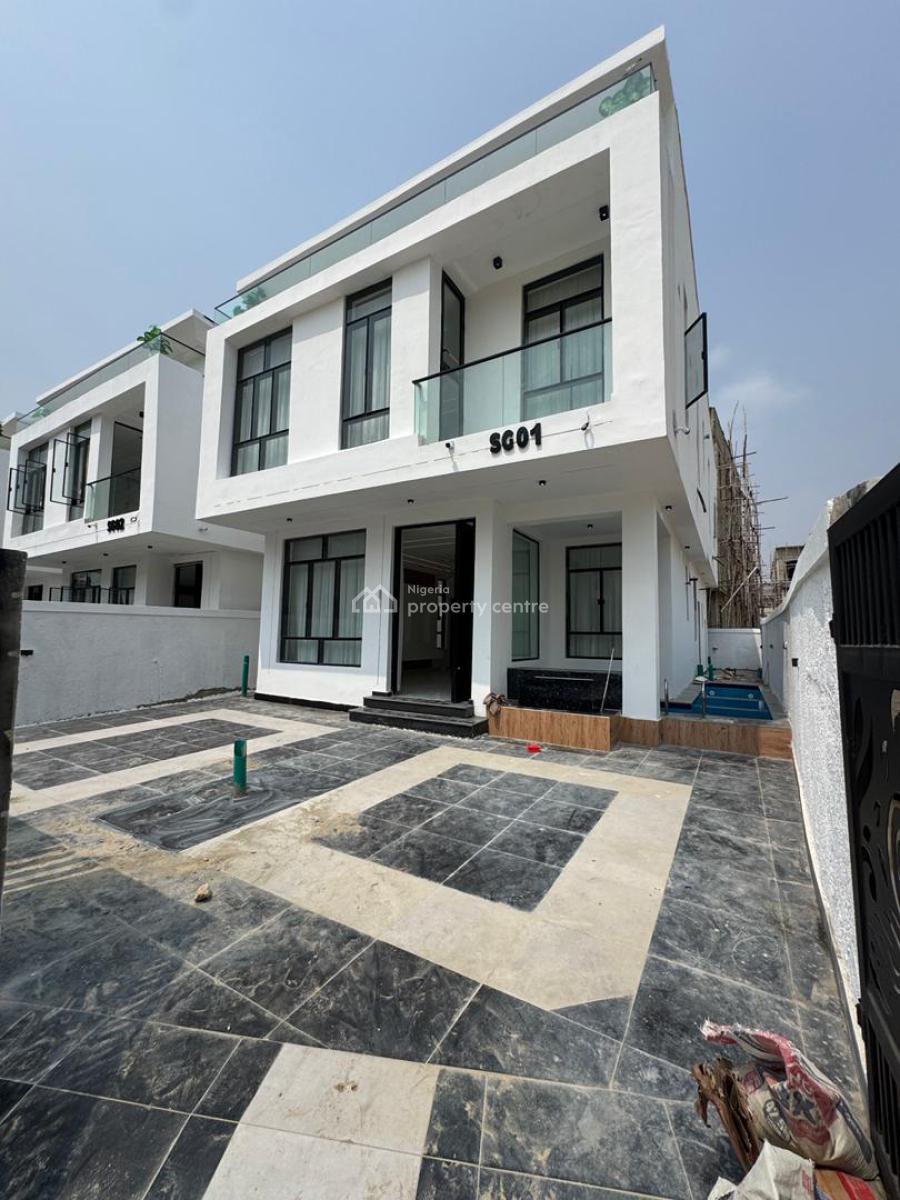 Pristine 5 Bedroom Detached Duplex with Pool, Bq, Chevron Drive, Lekki, Lagos, Detached Duplex for Sale