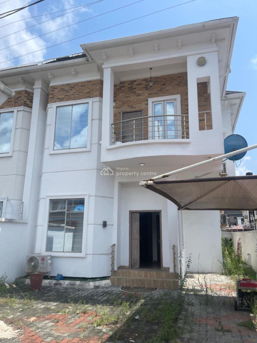Luxury 3 Bedroom Semi Detached Duplex with Bq with Excellent Facility, Chevron, Lekki, Lagos, Semi-detached Duplex for Rent