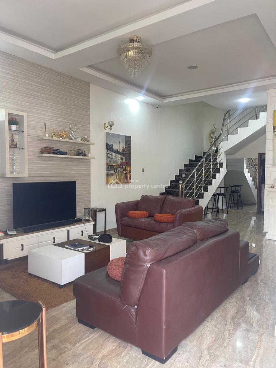 Luxury 3 Bedroom Semi Detached Duplex with Excellent Facility, Chevron, Lekki, Lagos, Semi-detached Duplex for Rent