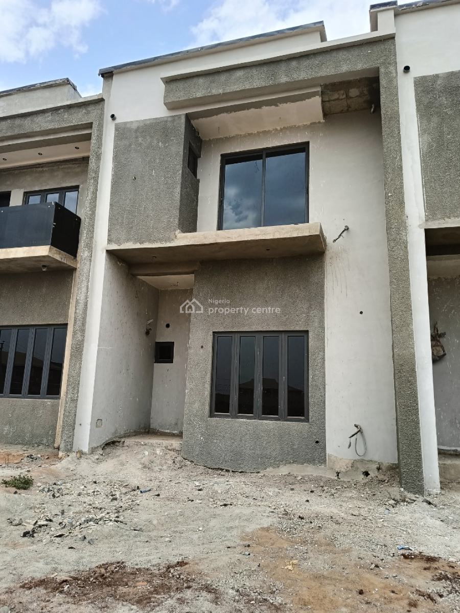 4 Bedroom Duplex with Bq (advanced Carcass) in an Estate, Arab Road By Christ Embassy Church, Kubwa, Abuja, Terraced Duplex for Sale