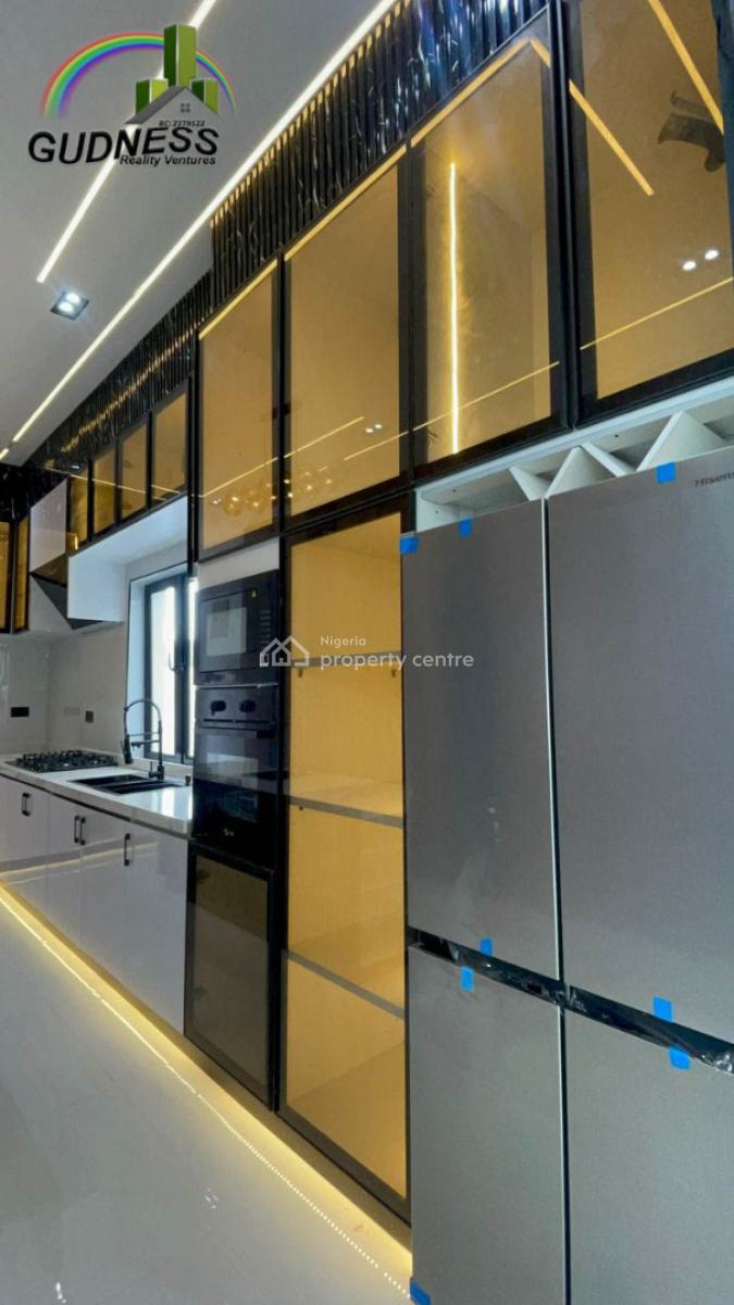 Automated 5 Bedroom Fully Detached Duplex with Swimming Pool and Bq, Ikota, Lekki, Lagos, Flat / Apartment for Sale