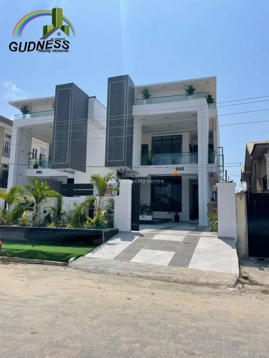 Luxury Automated 5 Bedroom Semi Detached Duplex with Bq, Lekki, Lagos, Flat / Apartment for Sale