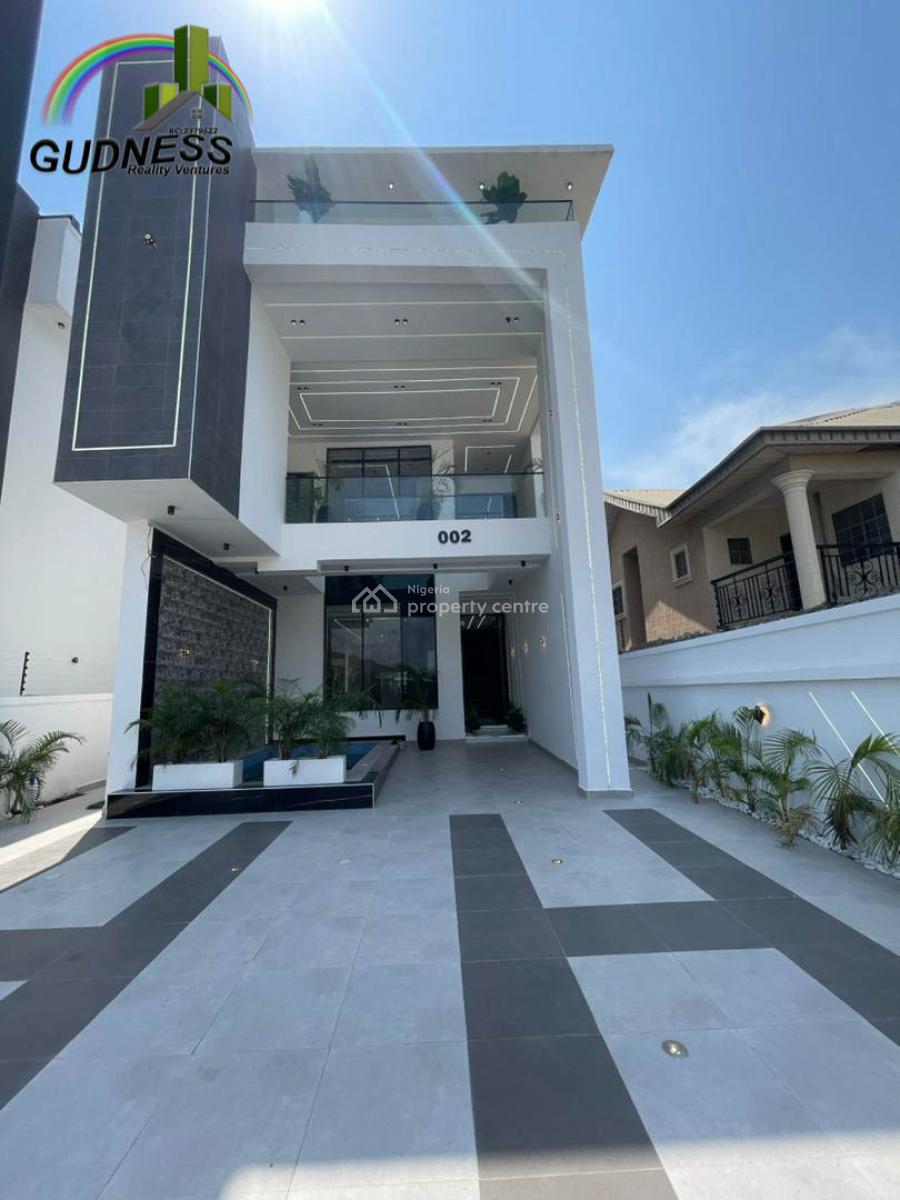Luxury Automated 5 Bedroom Semi Detached Duplex with Bq, Lekki, Lagos, Flat / Apartment for Sale