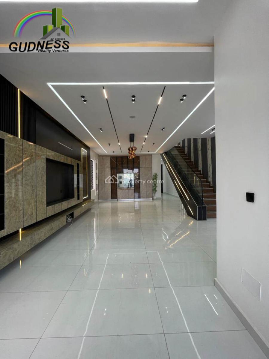 Luxury Automated 5 Bedroom Semi Detached Duplex with Bq, Lekki, Lagos, Flat / Apartment for Sale