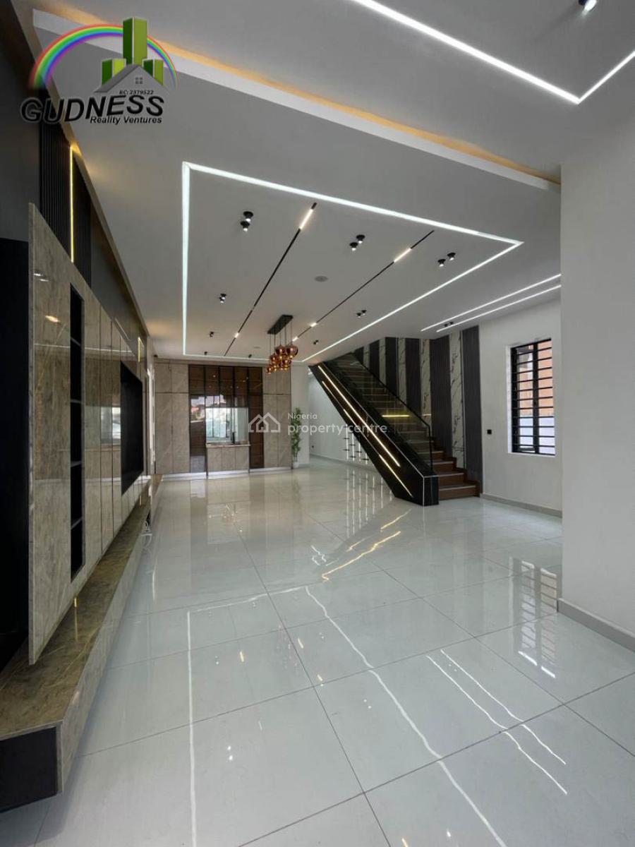 Luxury Automated 5 Bedroom Semi Detached Duplex with Bq, Lekki, Lagos, Flat / Apartment for Sale