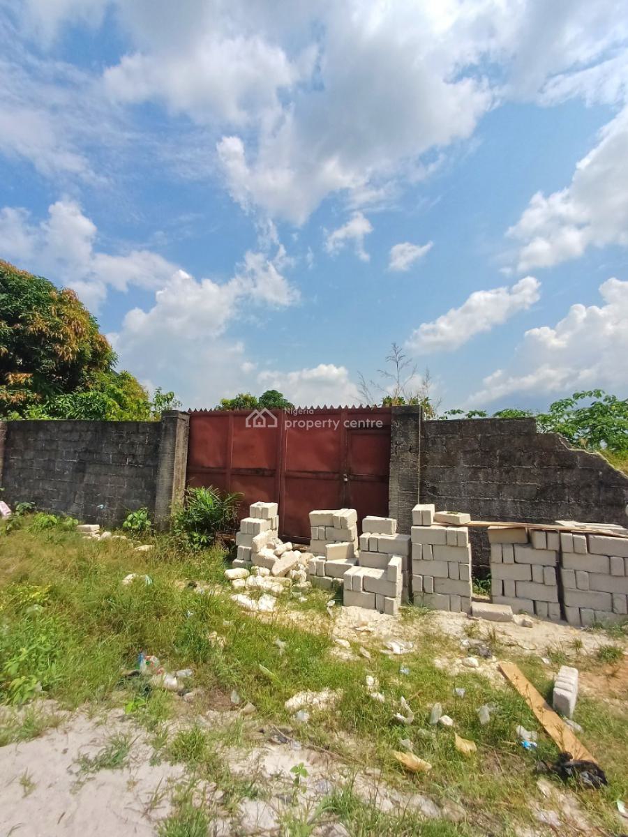 Fenced 2 Plots of Land, Obirikwerre Airport Road, Port Harcourt, Rivers, Residential Land for Sale