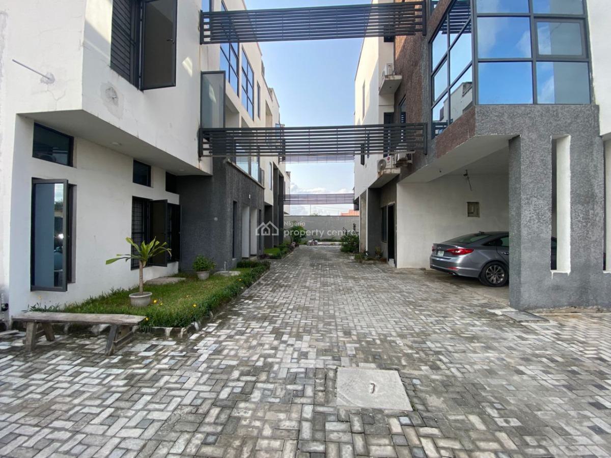 Spacious 3-bedroom Terrace Apartment with a Room Service Quarters  Loc, Lekki-right By Updc Estate (via Elf Bus Stop), Lekki, Lagos, Terraced Duplex for Rent