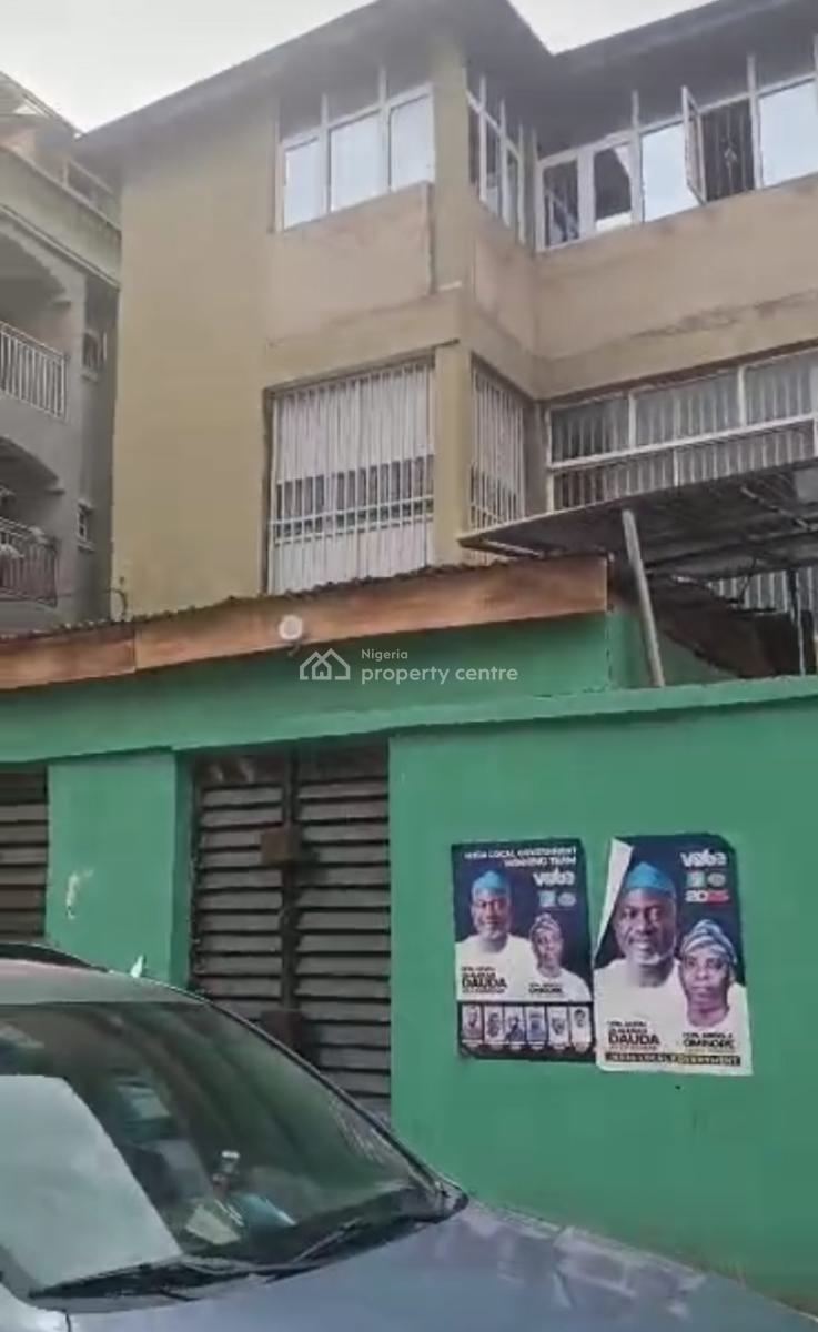 Two Story Building Open Plan with 4 Shops, Ikeja, Lagos, Commercial Property for Sale