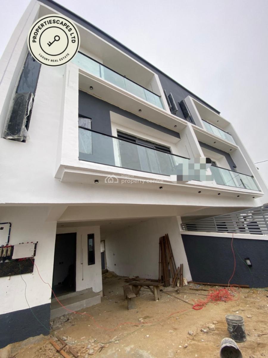 Well Crafted 4 Bedroom Semi Detached, Sangotedo, Ajah, Lagos, Semi-detached Duplex for Sale