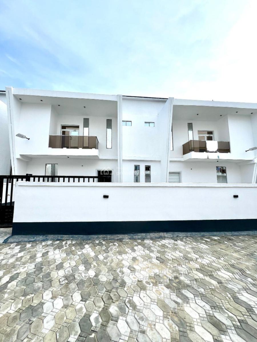 4 Bedroom Semi Detached Duplex with Bq, Ikota, Lekki, Lagos, Detached Duplex for Sale