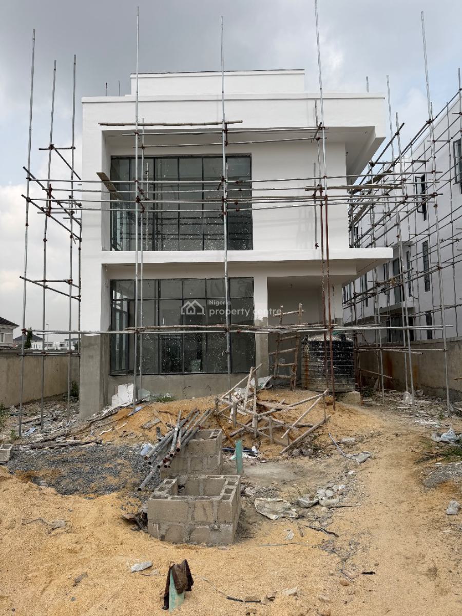 Spacious 5bedroom Fully Detached House with Bq and Pool, Royal Garden, Ajah, Lagos, Detached Duplex for Sale