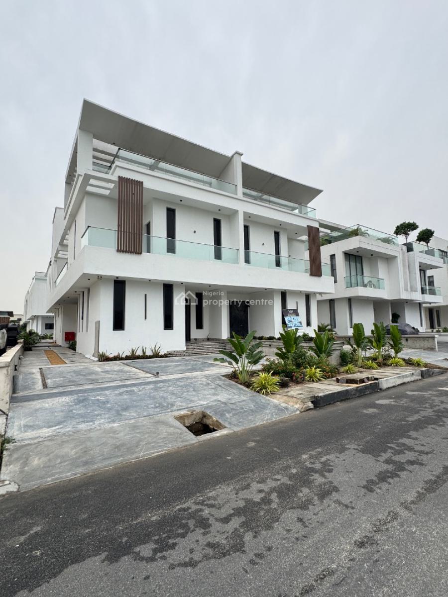 Magnificently Built 5bedroom Semi Detached Duplex with a Bq , Cinema,, Ikate, Lekki, Lagos, Semi-detached Duplex for Sale