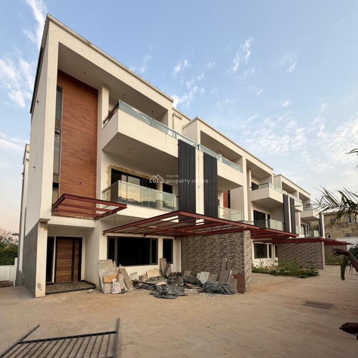 4bedroom Terrace Duplex with a Basement,pool,gym&bq, Katampe Extension, Katampe, Abuja, Terraced Duplex for Sale
