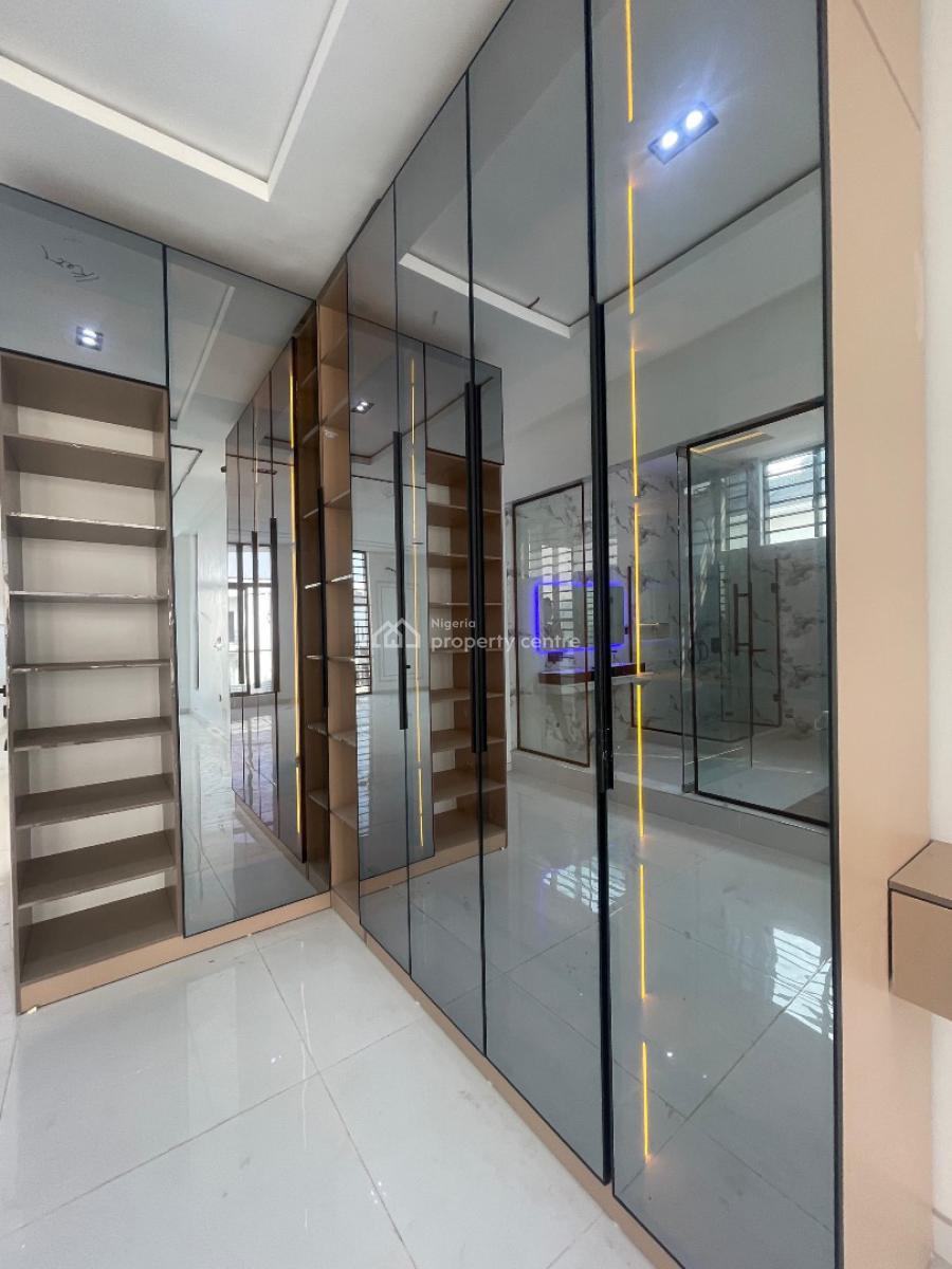 Exquisite Spacious 5 Bedroom Fully Detached Duplex with Bq and Pool, Chevron Toll Gate, Lekki, Lagos, Detached Duplex for Sale