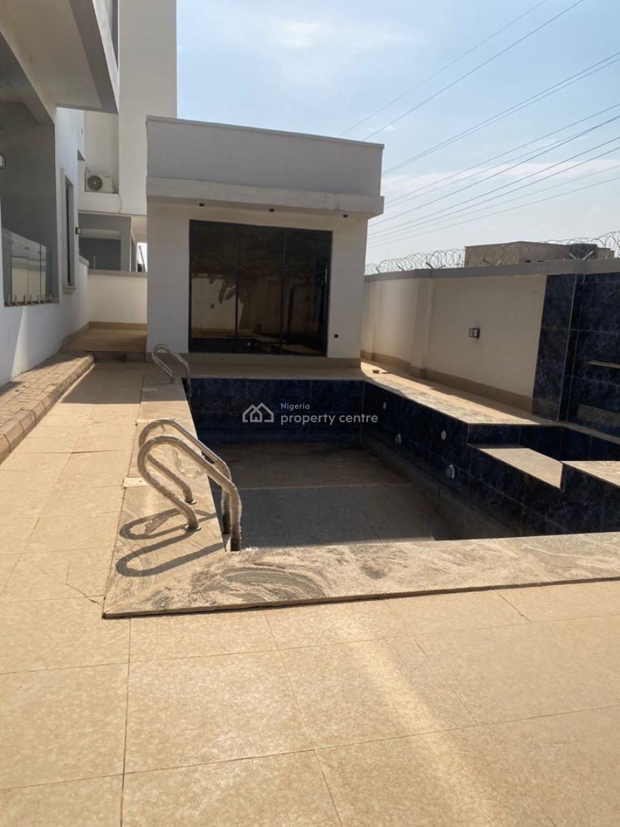 Contemporary 8 Bedroom Serviced Detached Duplex,bq,pool,cinema, Serene and Well Secured Neighborhood, Asokoro District, Abuja, Detached Duplex for Rent